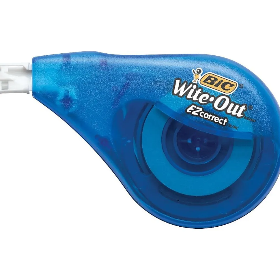 BIC Wite-Out EZ Correct Correction Tape, White, 10/Pack (50790-CS)