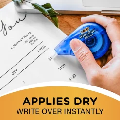 BIC Wite-Out EZ Correct Correction Tape, White (50523/WOTAPP1)