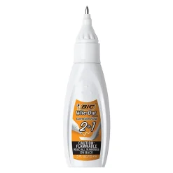 BIC Wite-Out 2-in-1 Correction Fluid, 15 ml., White (WOPFP11)