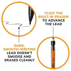 BIC Xtra Smooth Mechanical Pencils, 0.7mm, #2 Medium Lead, Dozen (90085/MP11)