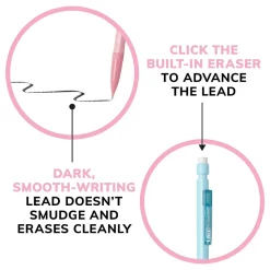 BIC Xtra Smooth Mechanical Pencils, 0.7mm, #2 Medium Lead, 40/Pack (MP40TX-BLK)