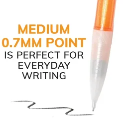 BIC Xtra Sparkle Mechanical Pencils, 0.7mm, #2 Hard Lead, 24/Pack (MPLP241-BLK)