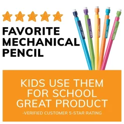BIC Xtra Strong Mechanical Pencils, 0.9mm, #2 Hard Lead, 24/Pack (MPLWP241-BLK)