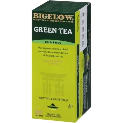 Bigelow Classic Green Tea Bags, 28/Box (RCB00388)