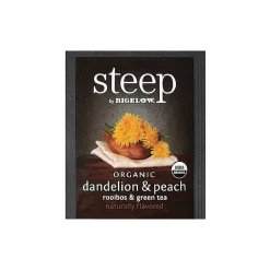 Bigelow Steep Dandelion & Peach Green & Rooibos Tea Bags, 20/Box (17715)