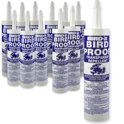 Bird-X Deterrent Physical Barrier, Bird Control, Anti Roosting, 12 tubes (BP-CART)