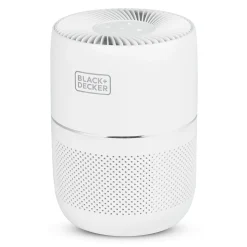 Black & Decker HEPA Tabletop Air Purifier, 3-Speed, White (BAPT02)