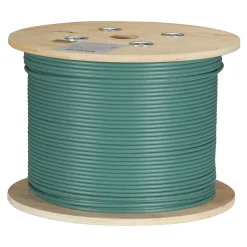 Black Box GigaTrue 1000' CAT-6A Ethernet Cable, 23AWG, Green (C6ABC51S-GN-1000)