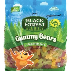 Black Forest Assorted Fruit Flavors Gummy Bears, (220-00585)