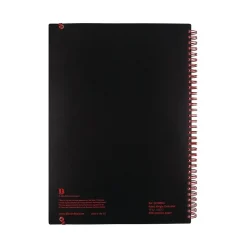 Black N' Red Professional 1-Subject Professional Notebook, 8.25