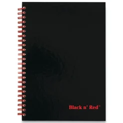 Black N' Red 1-Subject Notebooks, 7" x 9.88", Law, 70 Sheets, Black (JDK400110532)