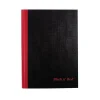 Black N' Red 1-Subject Professional Notebooks, 5.8" x 8.3", Wide Ruled, 96 Sheets, Black (JDK-E66857)
