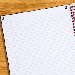 Black N' Red 1-Subject Professional Notebooks, 5.88