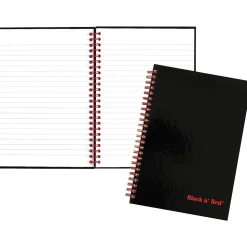 Black N' Red 1-Subject Professional Notebooks, 5.88