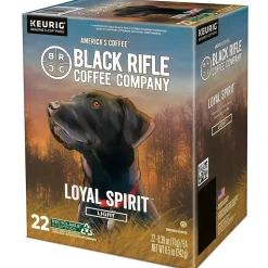 Black Rifle Coffee Company Loyal Spirit Coffee Keurig® K-Cup® Pods, Light Roast, 88/Carton (5000384042CT)