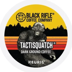 Black Rifle Coffee Company Tactisquatch Coffee Keurig® K-Cup® Pods, Dark Roast, 88/Carton (5000384046CT)