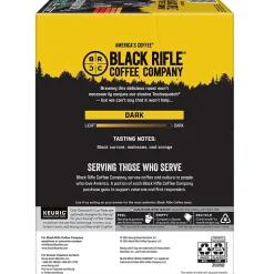 Black Rifle Coffee Company Tactisquatch Coffee Keurig® K-Cup® Pods, Dark Roast, 88/Carton (5000384046CT)