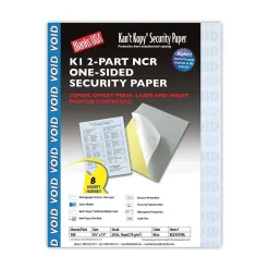 Blanks USA Kan't Kopy 8.5" x 11" Carbonless Security Paper, 20 lbs., Blue, 500 Sheets/Ream (KC25A1VBL)