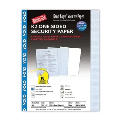 Blanks USA Kan't Kopy 8.5" x 11" Security Paper, 60 lbs., Blue, 500 Sheets/Ream (KK25A1VBLNB)