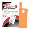 Blanks/USA® 3.67" x 8 1/2" 65 lbs. Digital Timberline Cover Door Hanger, Hunter's Orange, 50/Pack