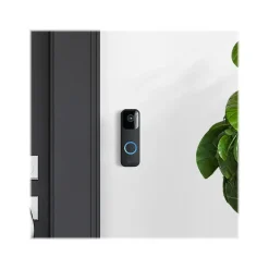 Blink Wi-Fi Wired/Wireless Smart Video Doorbell, Black (B08SG2MS3V)