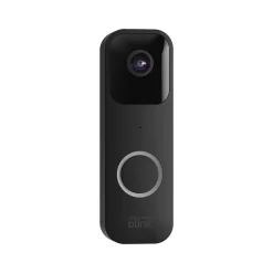 Blink Wi-Fi Wired/Wireless Smart Video Doorbell with Sync Module 2, Black (B08SGC46M9)