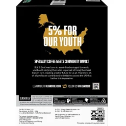 BLK & Bold Brighter Days Coffee Keurig K-Cup Pod, Light Roast, 80/Carton (5000372406CT)