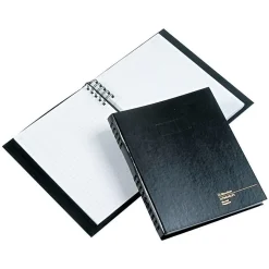 Blueline AccountPro Record Book, 7.69" x 10.25", Black, 150 Sheets/Book (A7963C.01)