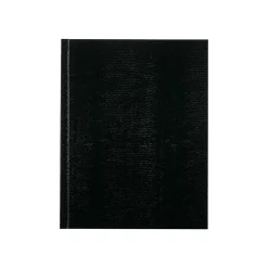 Blueline Executive Hardcover Journal, 7.25" x 9.25", College Ruled, Black, 150 Pages (A7.BLK)