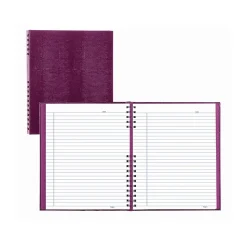 Blueline NotePro Hardcover Executive Journal, 8.5" x 10.75", Wide-Ruled, Grape, 200 Pages (A10200.RAS)