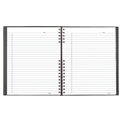 Blueline NotePro 1-Subject Professional Notebooks, 8.5" x 10.75", College Ruled, 100 Sheets, Black (A10200.BLK)