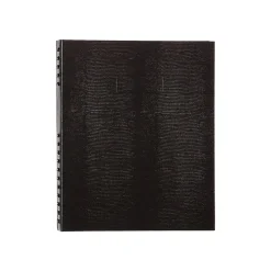 Blueline NotePro 1-Subject Professional Notebooks, 8.5" x 10.75", College Ruled, 150 Sheets, Black (A10300.BLK)