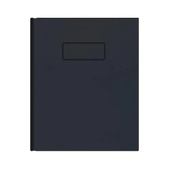 Blueline Professional Notebooks, 7.25" x 9.25", College Ruled, 96 Sheets, Black (A9)