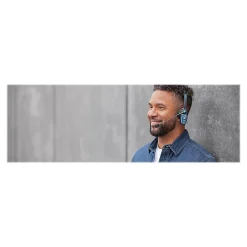 BlueParrott B250-XTS SE Active Noise Canceling Bluetooth On Ear Mobile Headset Black/Blue (204426)