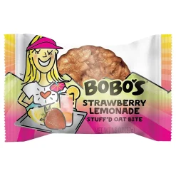 Bobo's Gluten-Free Strawberry Lemonade Oat Bites, 1.3 oz., 10 Bites/Box (549-D)