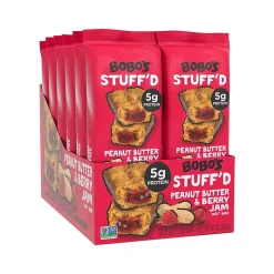 Bobo's Stuff'd Gluten-Free Peanut Butter & Berry Jam Oat Bar, 2.5 oz., Dozen (130-D)