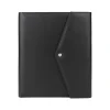 Bond Street Faux Leather Portfolio Case with Snap Closure, Black (WRC5195BS-BLACK)