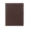 Bond Street Faux Leather Portfolio Case with Zipper Closure, Brown (WRC1511BS-BROWN)