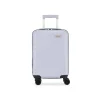 Bond Street Panoramic 21.5" Hardside Carry-On Suitcase, 8-Wheeled Spinner, TSA Checkpoint Friendly, Silver (HLG7520BS-SILVER)