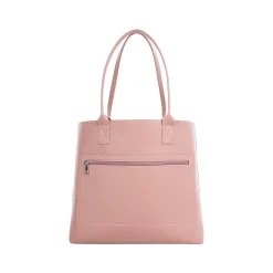 Bond Street Pink Vegan Leather Tote Bag, Medium (LBG5054BS-PINK)