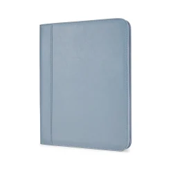 Bond Street Vegan Leather Writing Case with Zipper Closure, Blue (WRC5043BS-BDUSK)