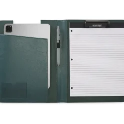 Bond Street Vegan Leather Padfolio, Blue (WRC5041BS-LBLUE)