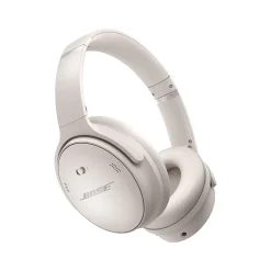 Bose QuietComfort 45 Wireless Active Noise Canceling On-Ear Headphones, Bluetooth, White (866724-0200)