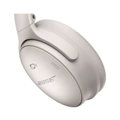 Bose QuietComfort 45 Wireless Active Noise Canceling On-Ear Headphones, Bluetooth, White (866724-0200)