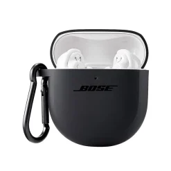 Bose QuietComfort Earbuds II Silicone Case Cover, Triple Black (881877-0010)