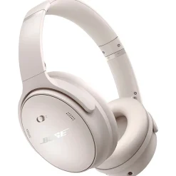 Bose QuietComfort Wireless Active Noise Cancelling Over-the-Ear Headphones, White Smoke (884367-0200)