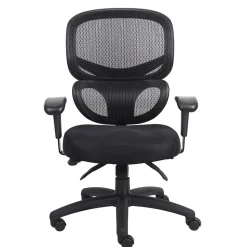 Boss Multi-Function Mesh Task Chair, Black (B6338)