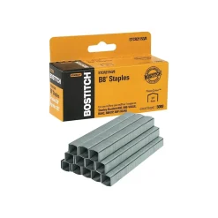 Bostitch B8 PowerCrown Chisel Tip Staples, 0.38" Leg Length, 5000/Box (STCR21153/8)