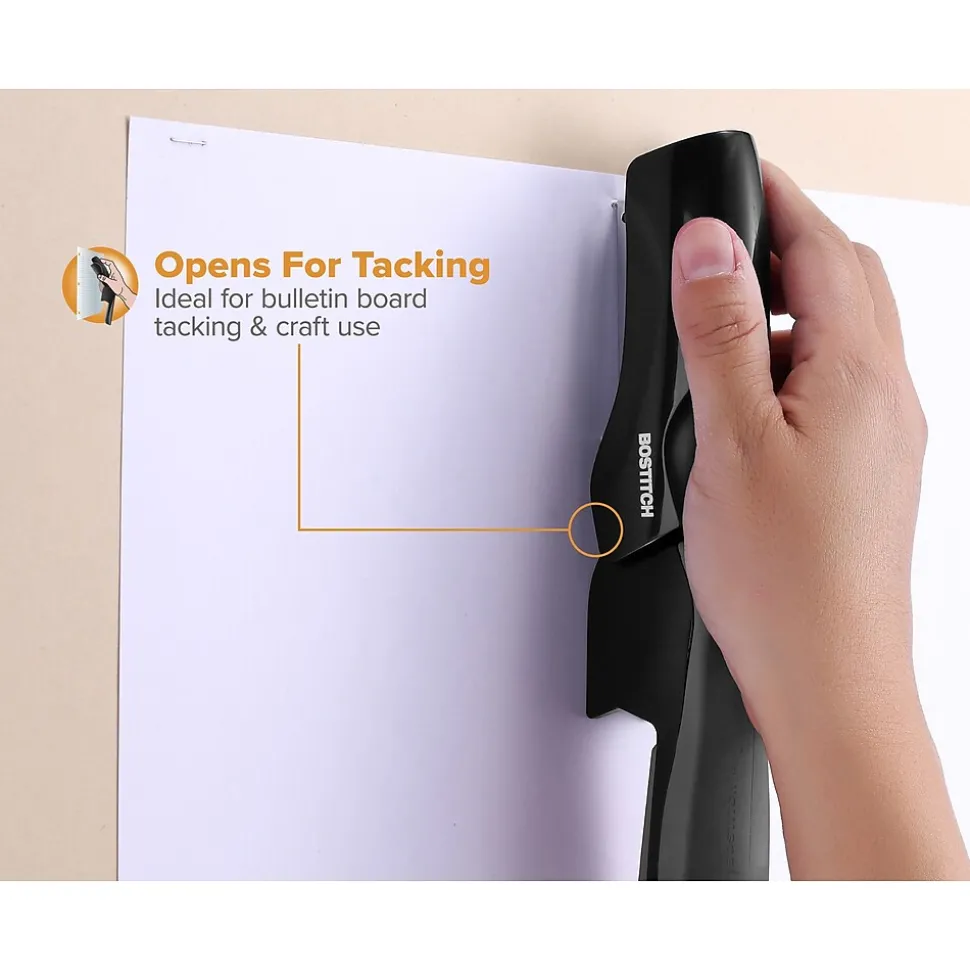 Bostitch Bostitch Desktop Stapler, 40-Sheet Capacity, Staples Included, Black (B175-BLK)