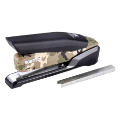 Bostitch Wounded Warrior EZ Squeeze Desktop Stapler, 28-Sheet Capacity, Staples Included, Black/Camouflage (INP28-WW)